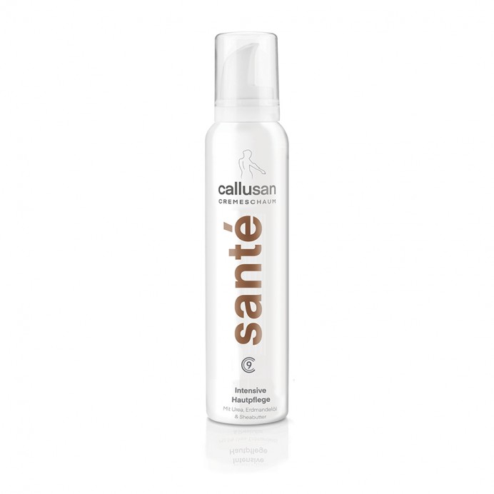 Callusan cream mousse SANTÉ Urea + manteca de Karité 175 ml. 