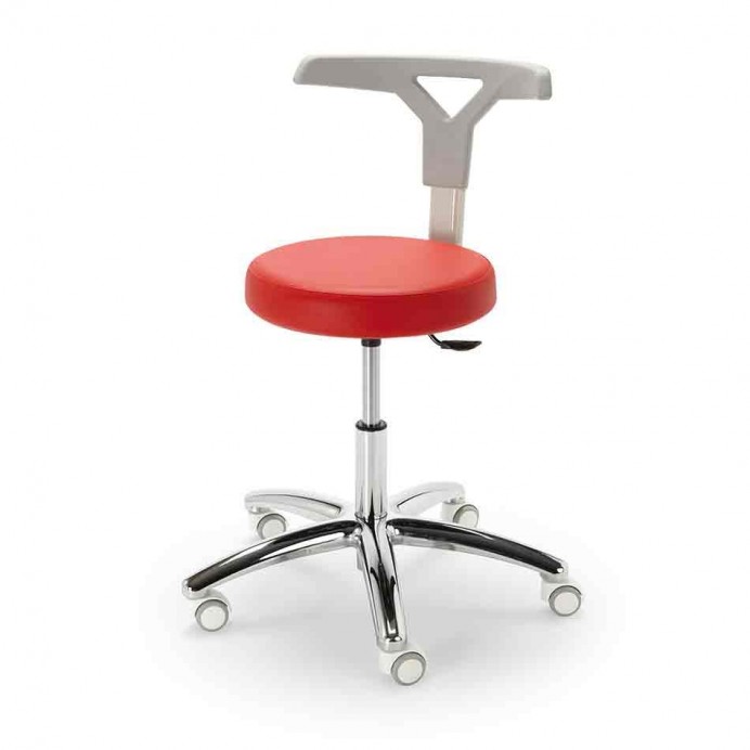 Monza, taburet ergonomic cu bază din inox – NAMROL