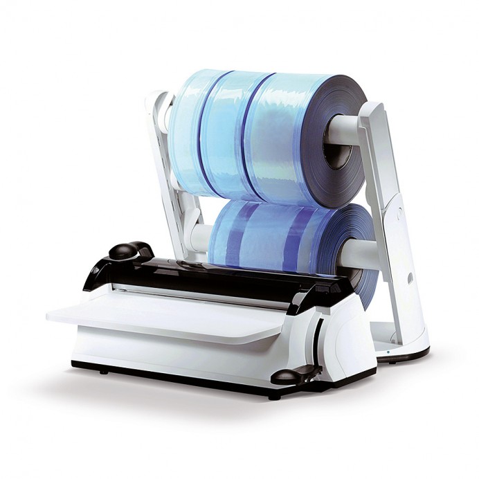 Termosigilator T17 PLUS cu bandă de etanșare de 12 mm. Lungime de etanșare: 31 cm. Cu funcție de tăiere automată.